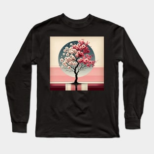 Blossom Silhouette: The Elegy of Spring Long Sleeve T-Shirt